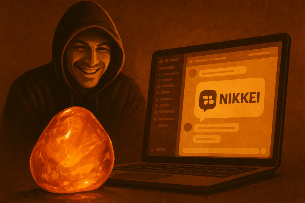 nikkei data breach incident cyberincident slack infostealer